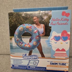 Swimways Hello Kitty Kids Swim Tube - Light Blue